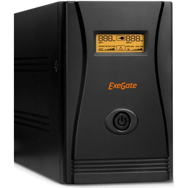 ИБП ExeGate SpecialPro Smart LLB-1200 LCD (C13,RJ,USB) - фото 1