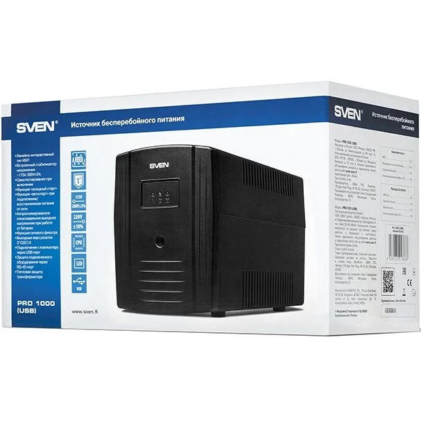 ИБП Sven Pro 1000 - фото 4