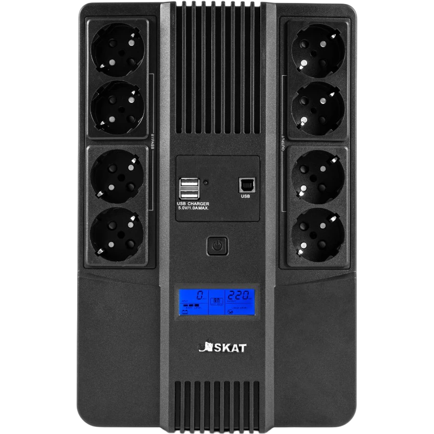 ИБП Бастион SKAT-UPS 1000-AID-IN-1x9-8 - фото 3