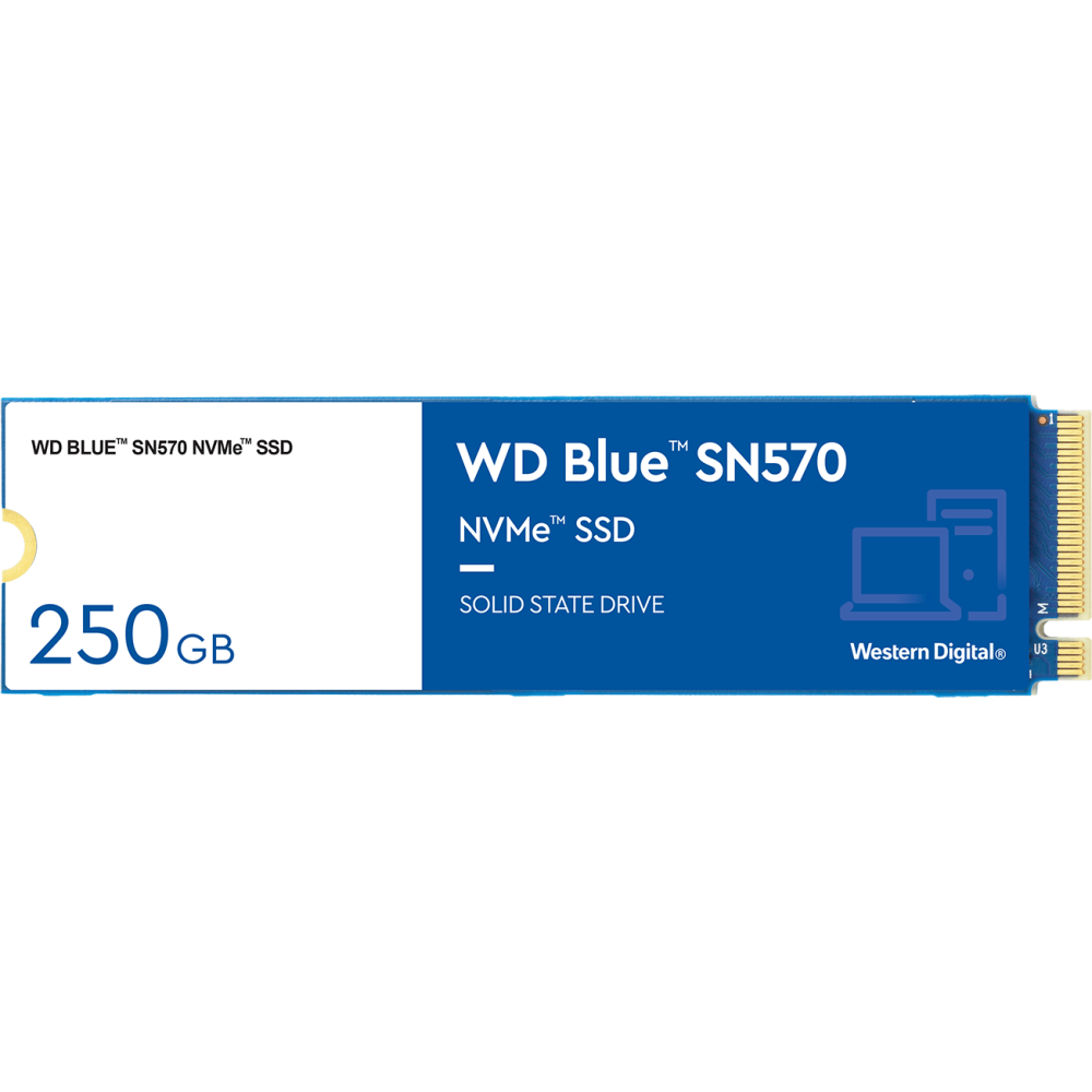 Накопитель SSD 250Gb WD Blue SN570 (WDS250G3B0C)