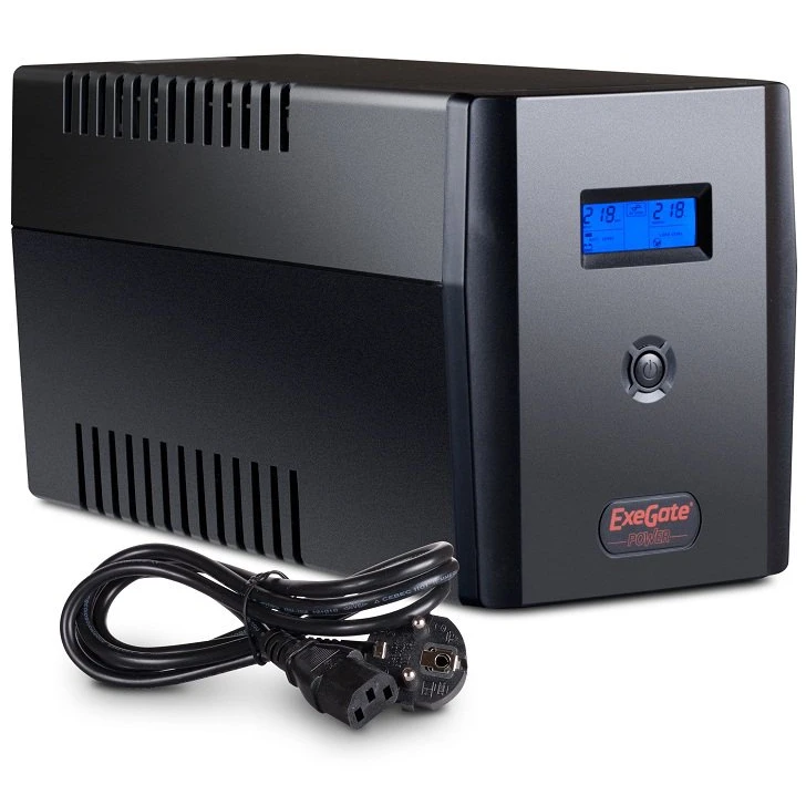 ИБП ExeGate SpecialPro Smart LLB-1500 LCD - фото 2