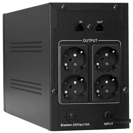 ИБП ExeGate SpecialPro UNB-1600 LED (EURO,RJ) - фото 2