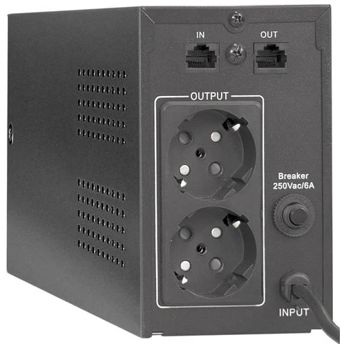 ИБП ExeGate Power Smart ULB-850 LCD (EURO,RJ) - фото 2