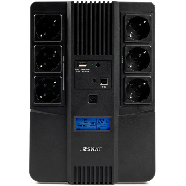 ИБП Бастион SKAT-UPS 800-AID-IN-1x9 - фото 2