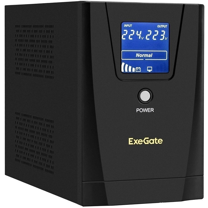 ИБП ExeGate SpecialPro Smart LLB-1200.LCD.AVR.2SH.3C13 - фото 1