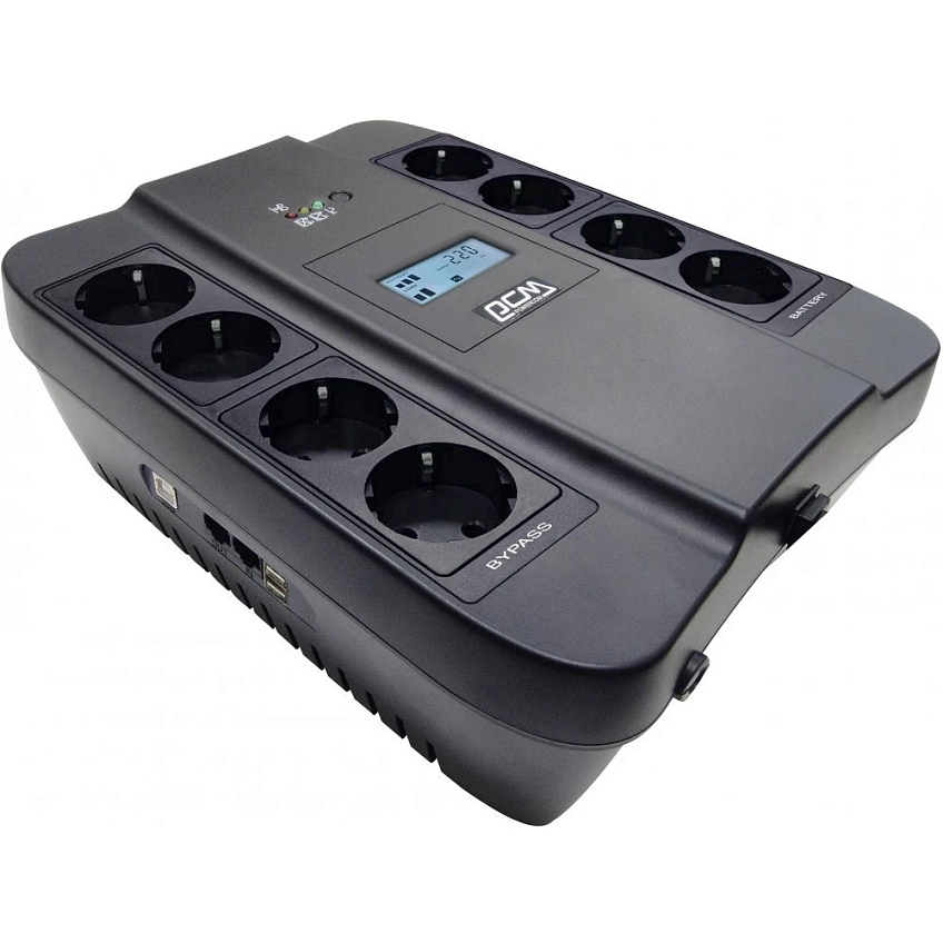 ИБП Powercom Spider SPD-550U LCD USB - фото 1
