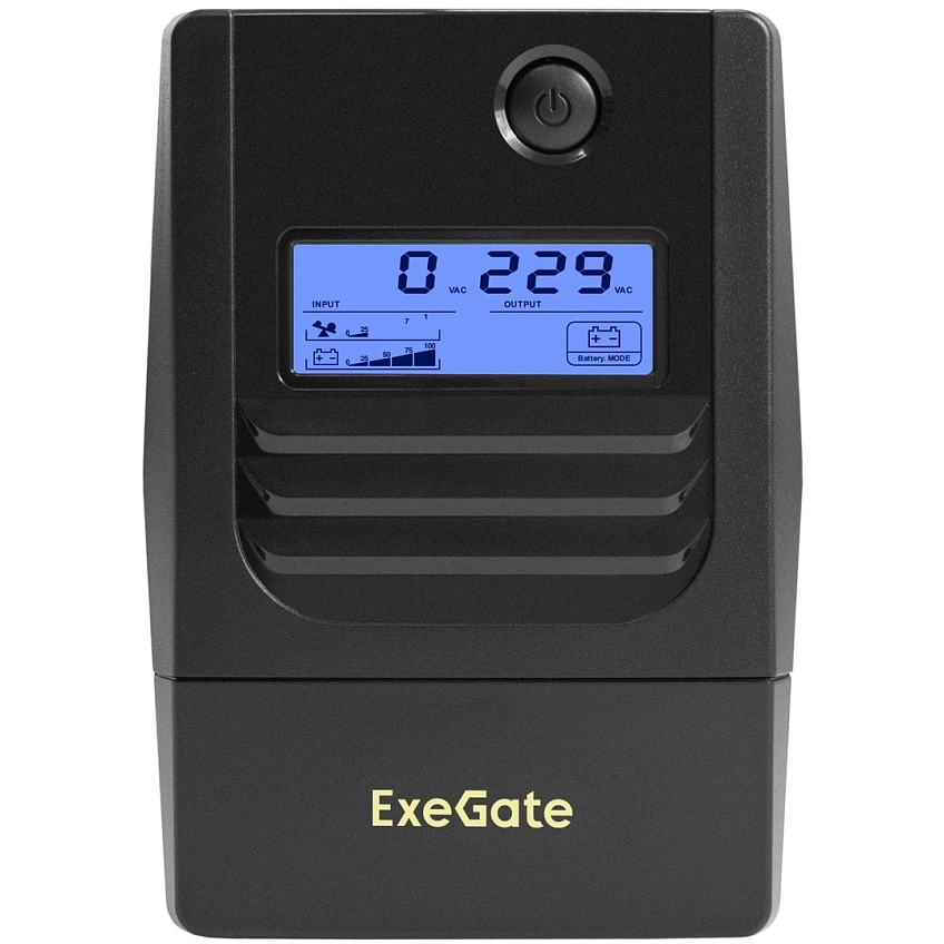 ИБП ExeGate Smart LB-500.LCD.AVR.2SH.USB - фото 2