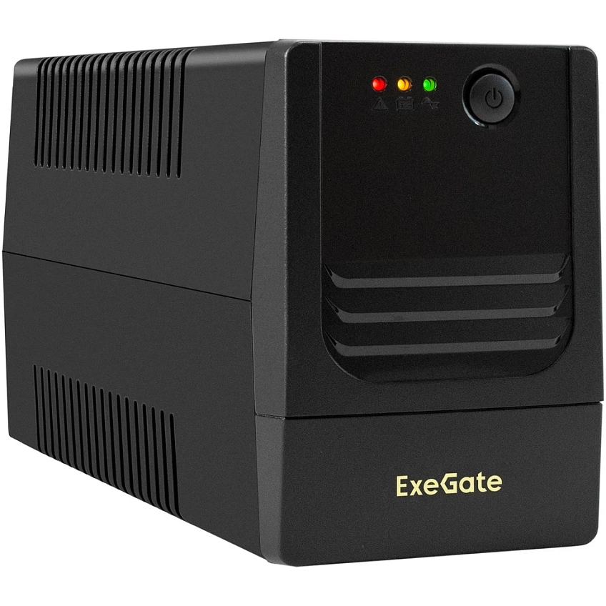 ИБП + батарея ExeGate Power NB-1000.LED.AVR.4C13.USB - фото 1