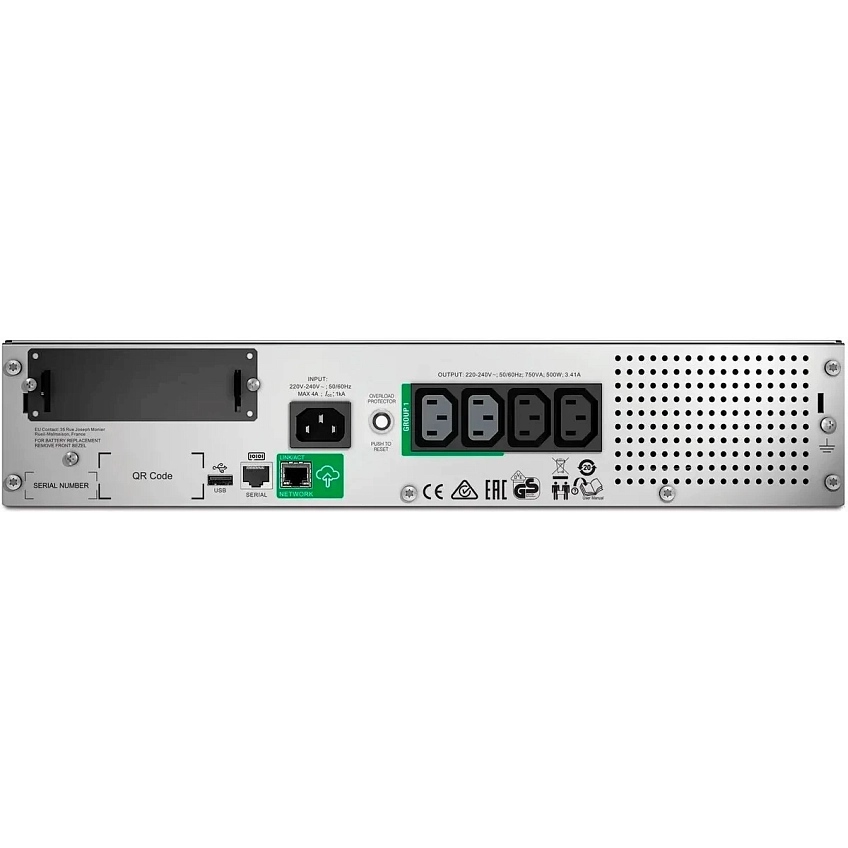 ИБП APC SMT750RMI2UC Smart-UPS 750VA - фото 2