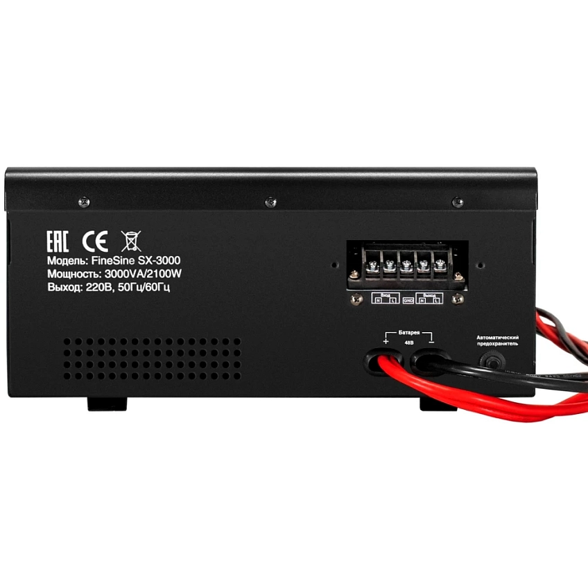 ИБП + батарея ExeGate FineSine SX-3000.LCD.AVR.2SH.T + 4x HRL 12-45 (45Ач) - фото 8