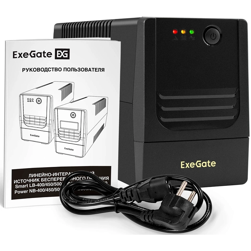 ИБП ExeGate Power NB-500.LED.AVR.2SH.USB - фото 7