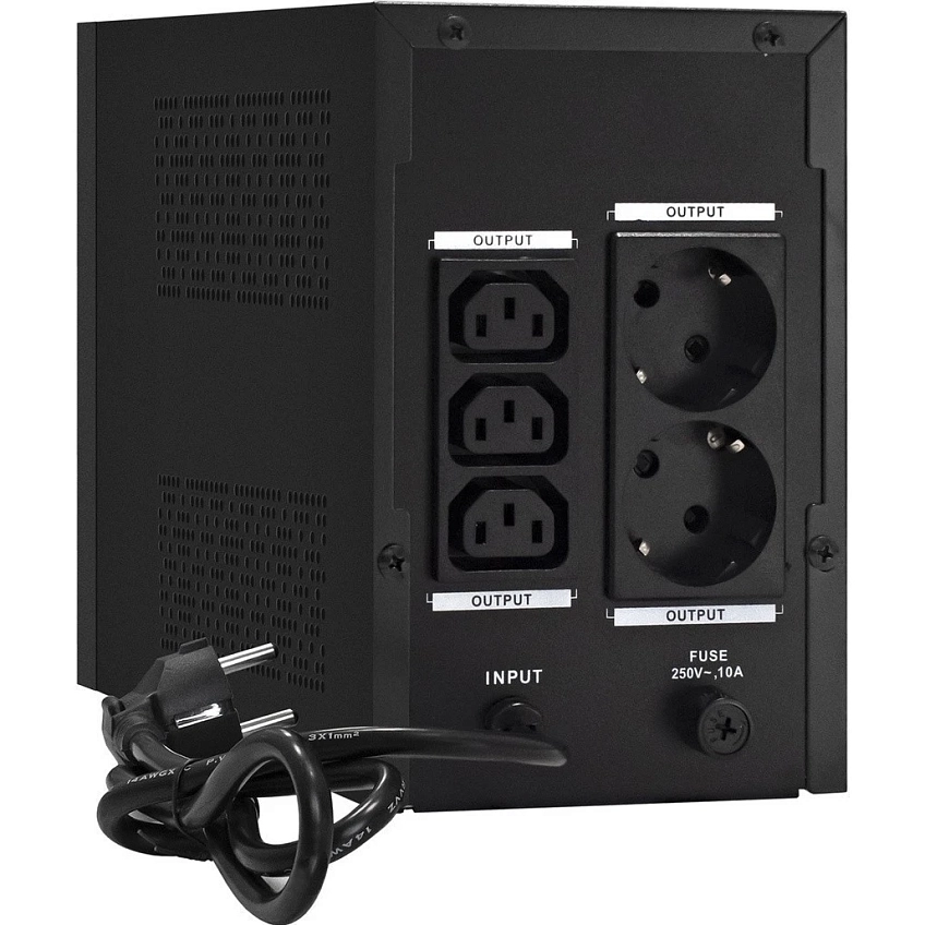 ИБП ExeGate SpecialPro UNB-1600.LED.AVR.2SH.3C13 - фото 2
