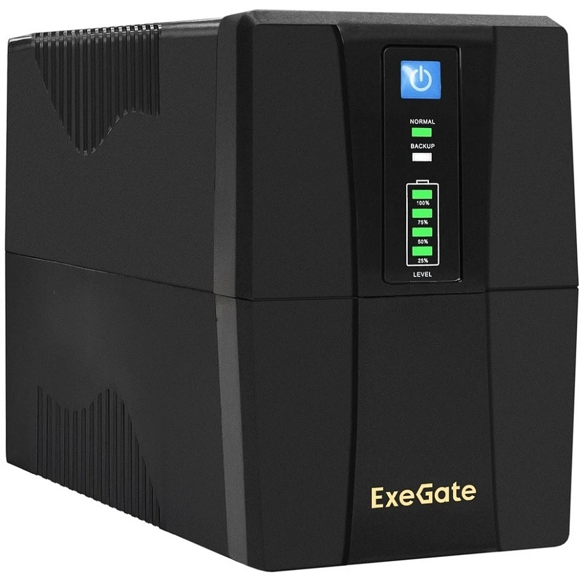 ИБП ExeGate Power Back BNB-850.LED.AVR.4C13.RJ.USB - фото 1