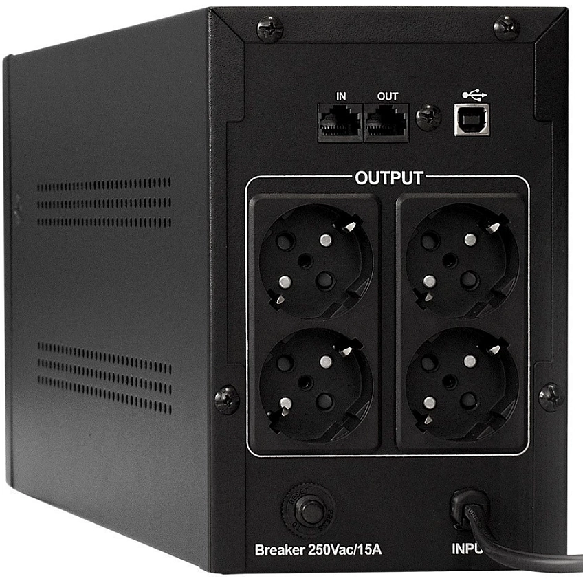 ИБП ExeGate SpecialPro UNB-1200 (EURO,RJ,USB) - фото 2