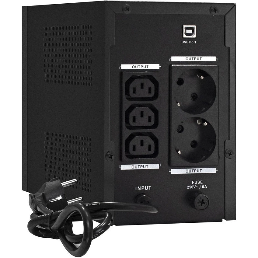 ИБП ExeGate SpecialPro Smart LLB-1600.LCD.AVR.2SH.3C13.USB - фото 2