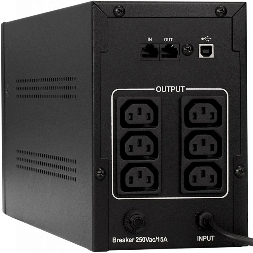 ИБП ExeGate SpecialPro UNB-1200 (C13,RJ,USB) - фото 2