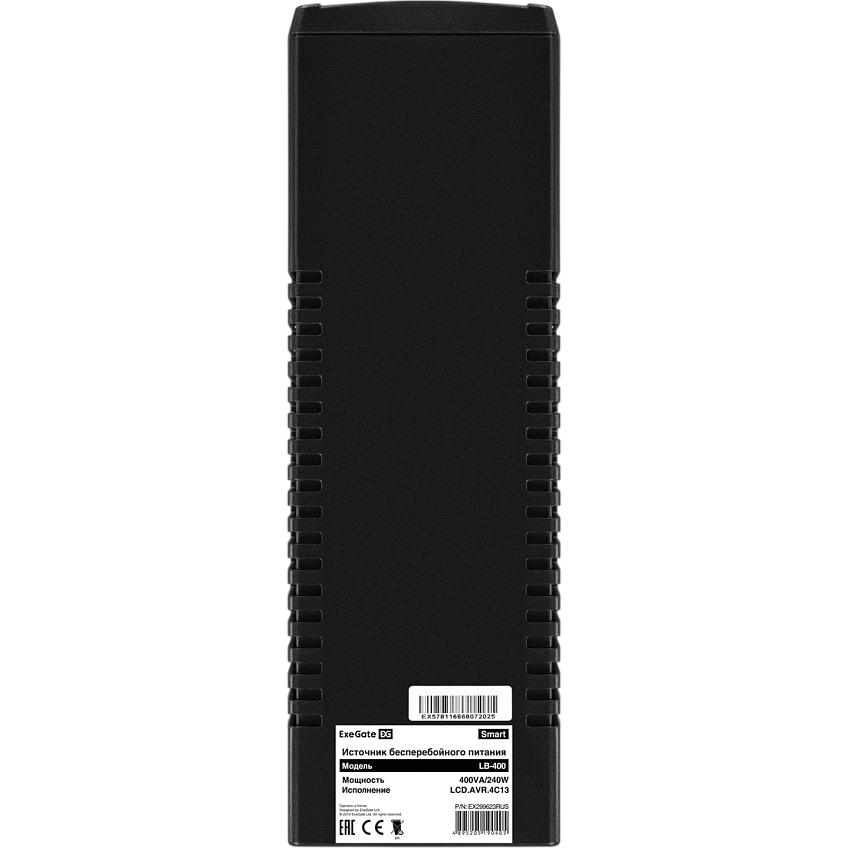 ИБП ExeGate Smart LB-400.LCD.AVR.4C13 - фото 6