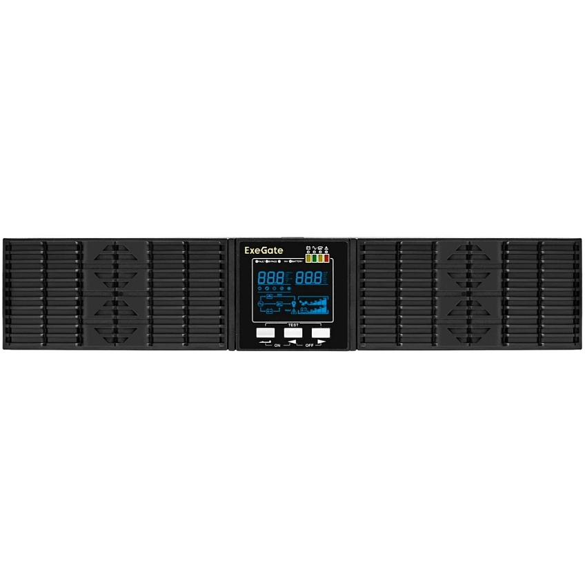 ИБП ExeGate PowerExpert ULS-575-6kVA.LCD.AVR.T.USB.RS232.SNMP.2U - фото 2