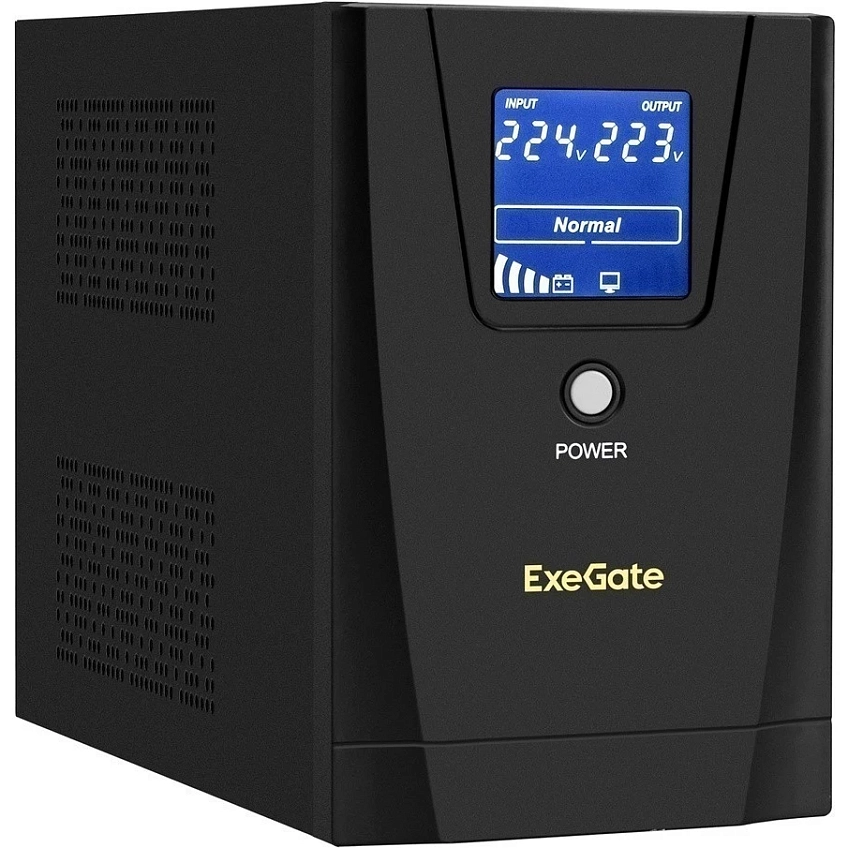 ИБП ExeGate SpecialPro Smart LLB-1600.LCD.AVR.2SH.3C13.USB - фото 1