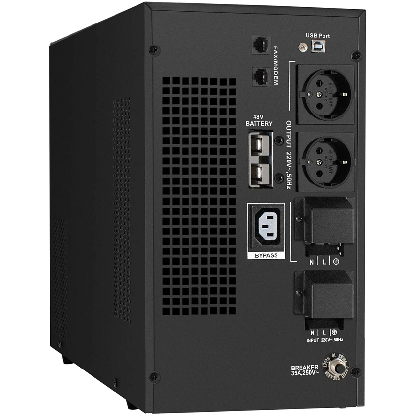 ИБП + батарея ExeGate SineTower SZ-5000.LCD.AVR.2SH.1C13.T.RJ.USB + 4x HRL 12-26 (26Ач) - фото 3