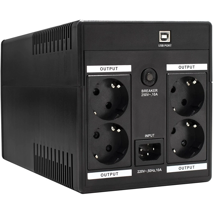 ИБП ExeGate SpecialPro UNB-1600.LED.AVR.4SH.USB - фото 2