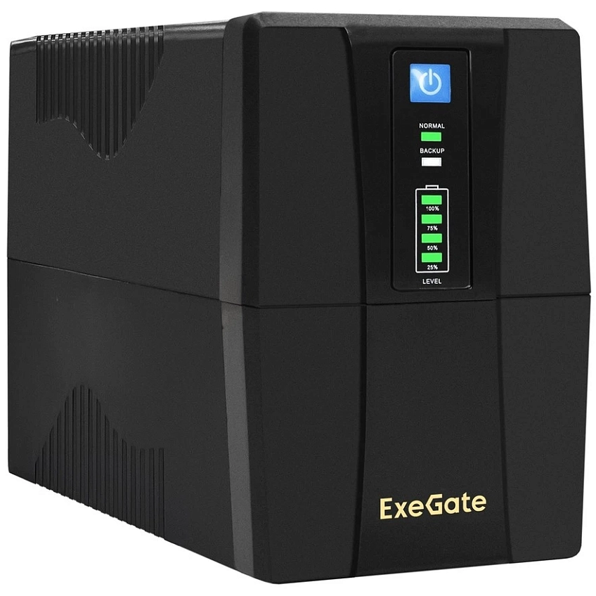ИБП ExeGate Power Back BNB-1000.LED.AVR.2SH - фото 1