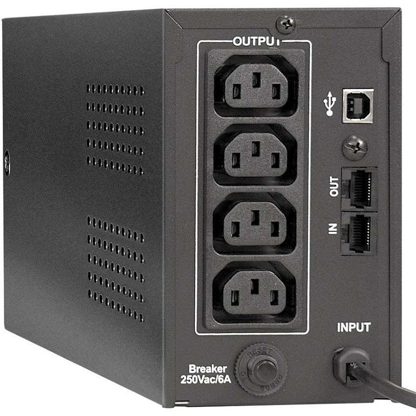 ИБП ExeGate Power Smart ULB-850 LCD (C13,RJ,USB) - фото 2