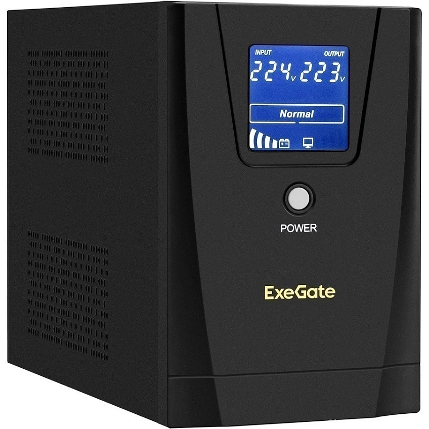 ИБП ExeGate SpecialPro Smart LLB-1500.LCD.AVR.2SH.3C13 - фото 1