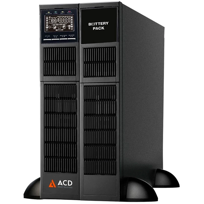ИБП ACD PW-RackLine Pro 10000T (2 батарейных модуля) - фото 1