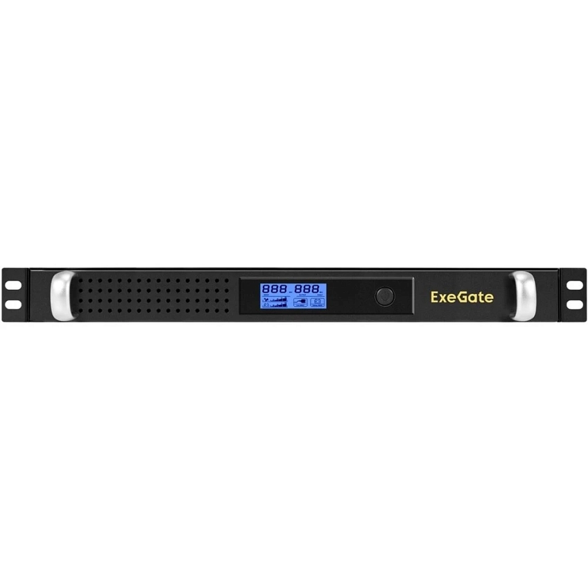 ИБП ExeGate 1U ServerRM UNL-1000.LCD.AVR.6C13.RJ.USB.1U - фото 2
