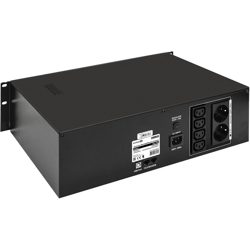ИБП ExeGate Power ServerRM UNL-1500.LCD.AVR.2SH.4C13.RJ.USB.3U - фото 2