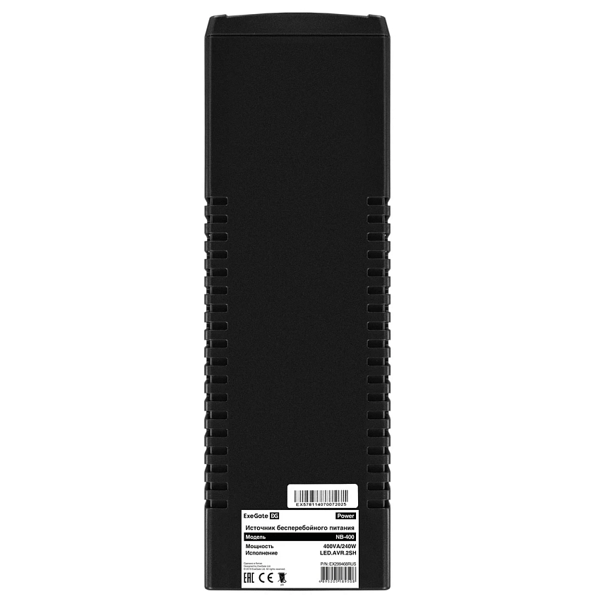 ИБП ExeGate Power NB-400.LED.AVR.2SH - фото 4