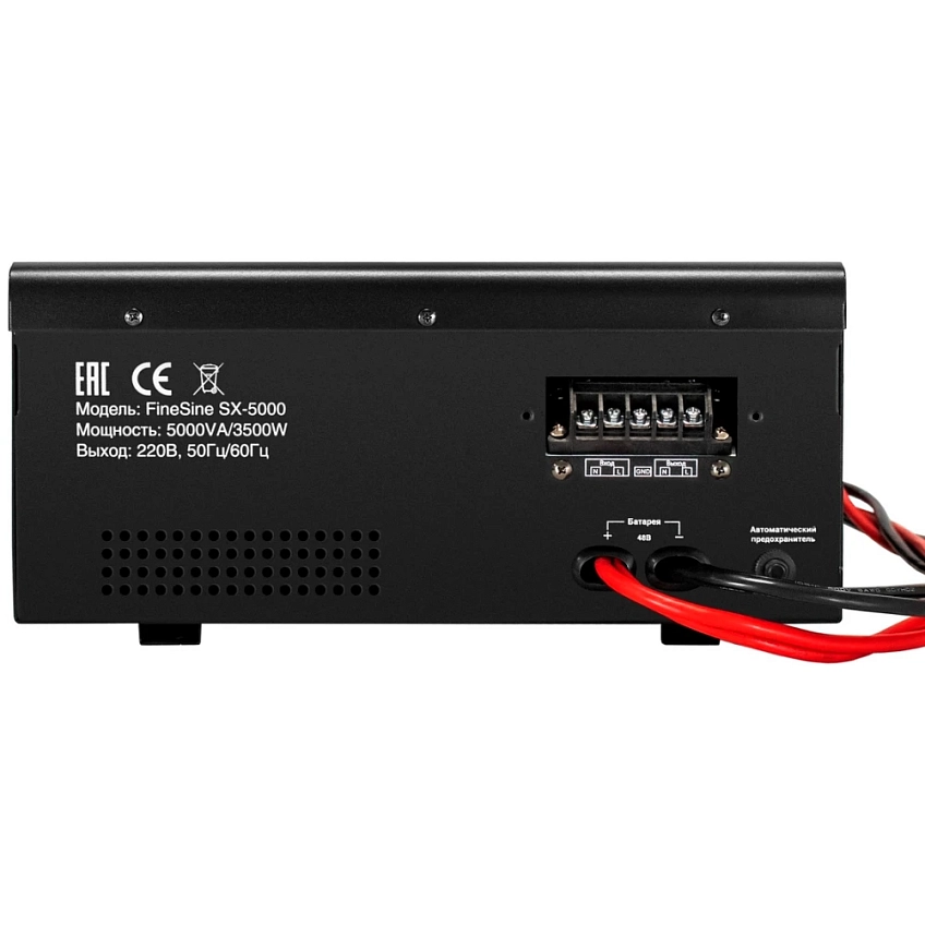 ИБП + батарея ExeGate FineSine SX-5000.LCD.AVR.2SH.T + 4x HRL 12-45 (45Ач) - фото 8