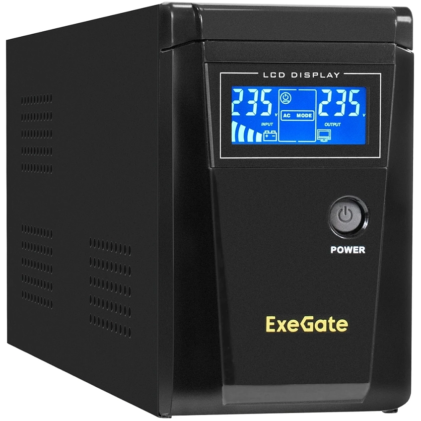 ИБП + батарея ExeGate SineTower SZ-600.LCD.AVR.1SH + HR 12-40 (40Ач) - фото 2
