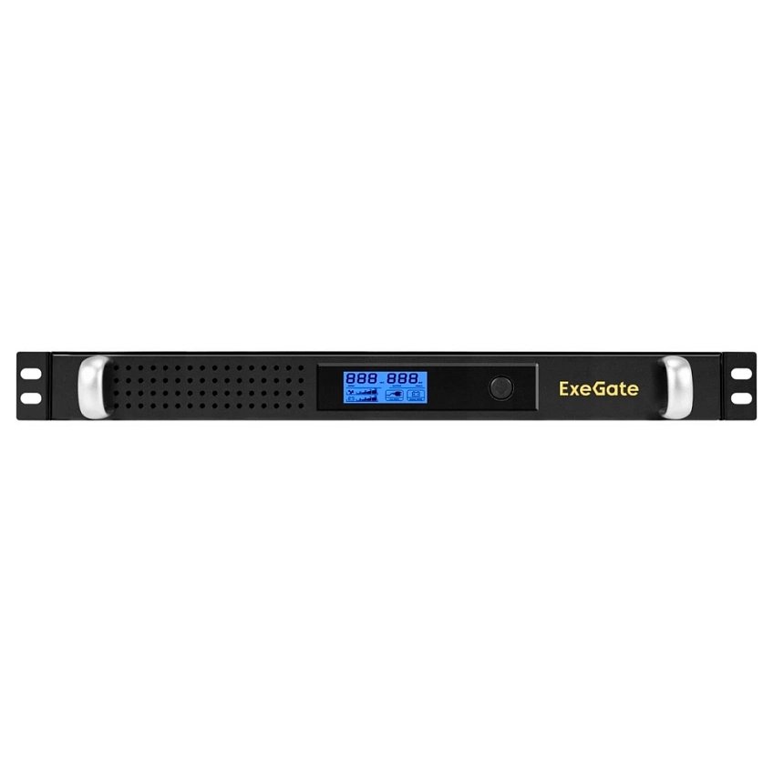 ИБП ExeGate 1U ServerRM UNL-650.LCD.AVR.4C13.RJ.USB.1U - фото 2