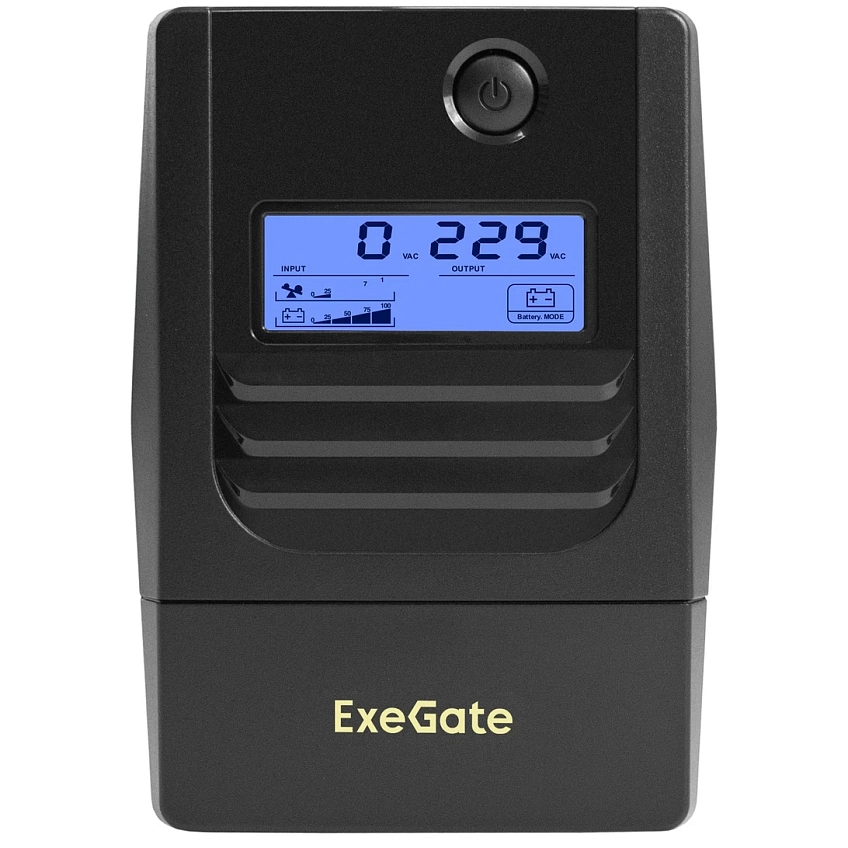 ИБП ExeGate Smart LB-1000.LCD.AVR.4C13.USB - фото 3