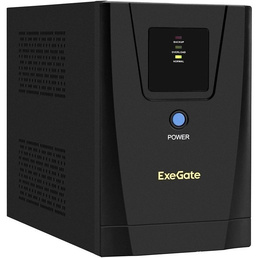 ИБП ExeGate SpecialPro UNB-1500.LED.AVR.2SH.3C13.USB - фото 1