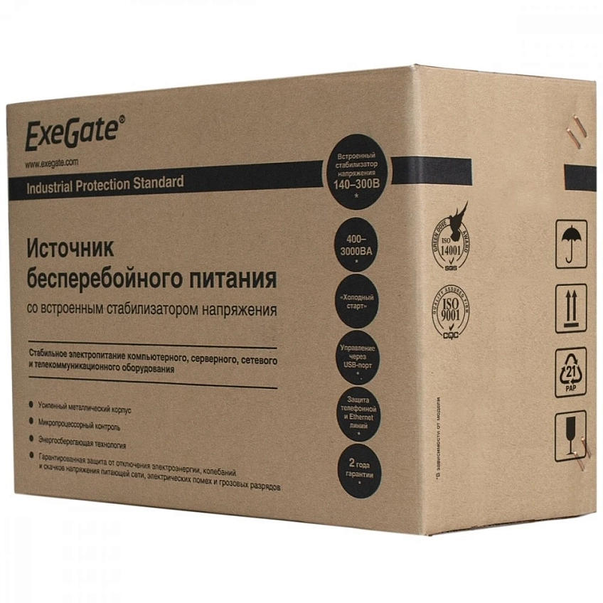 ИБП ExeGate Power Back BNB-800 - фото 3