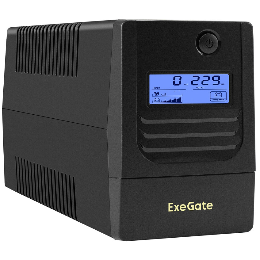 ИБП ExeGate Smart LB-1000.LCD.AVR.2SH.USB - фото 1