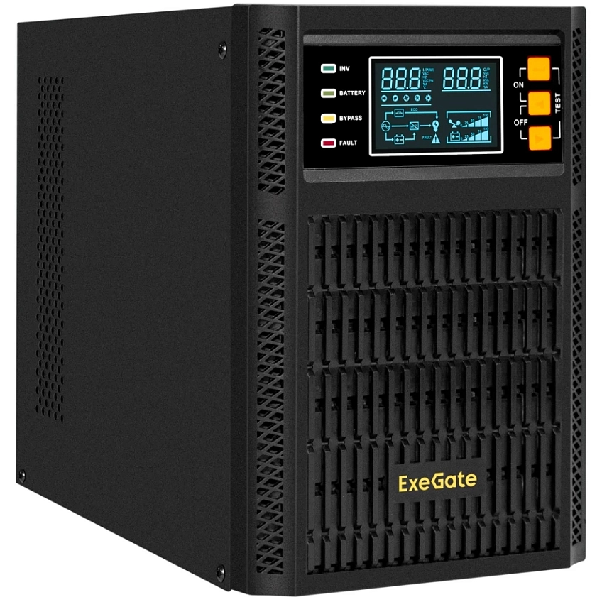 ИБП ExeGate PowerExpert TL-2000.LCD.AVR.3SH.USB.RS232.SNMP - фото 1
