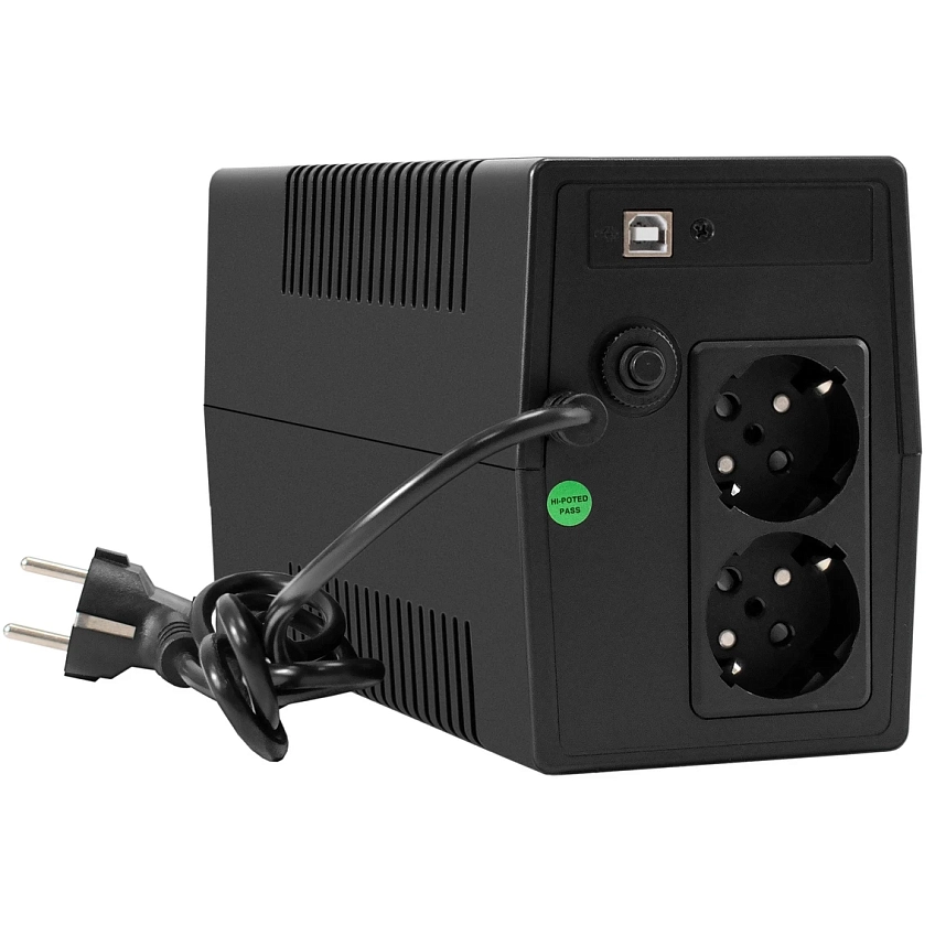ИБП ExeGate Smart LB-1000.LCD.AVR.2SH.USB - фото 5