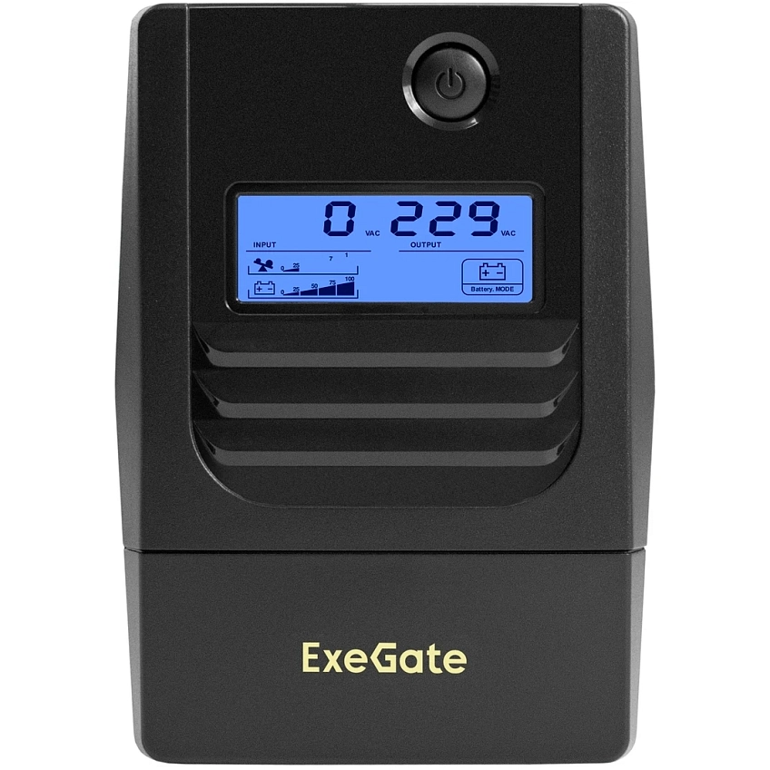 ИБП ExeGate Smart LB-800.LCD.AVR.2SH.USB - фото 2