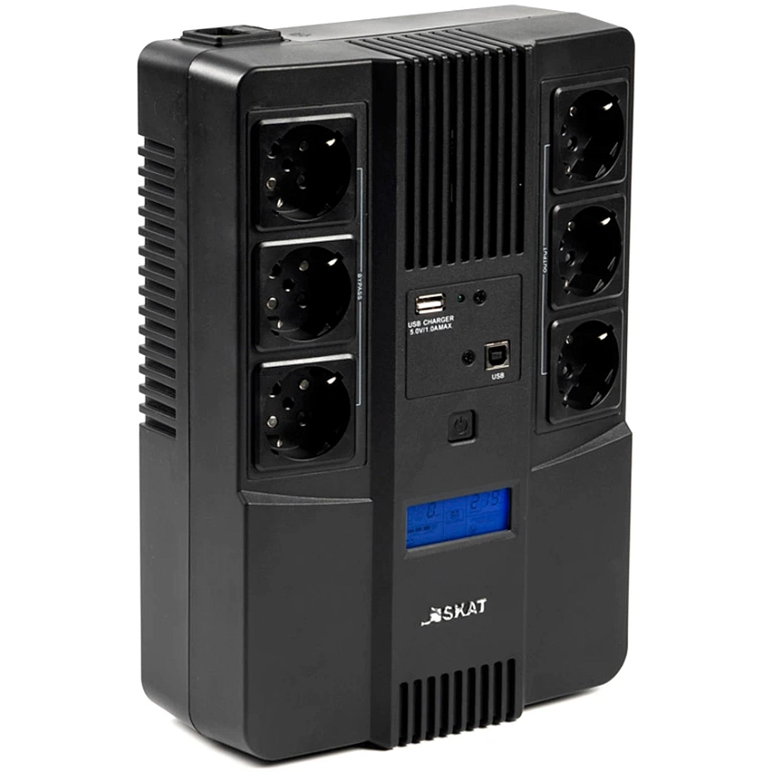 ИБП Бастион SKAT-UPS 800-AID-IN-1x9 - фото 1