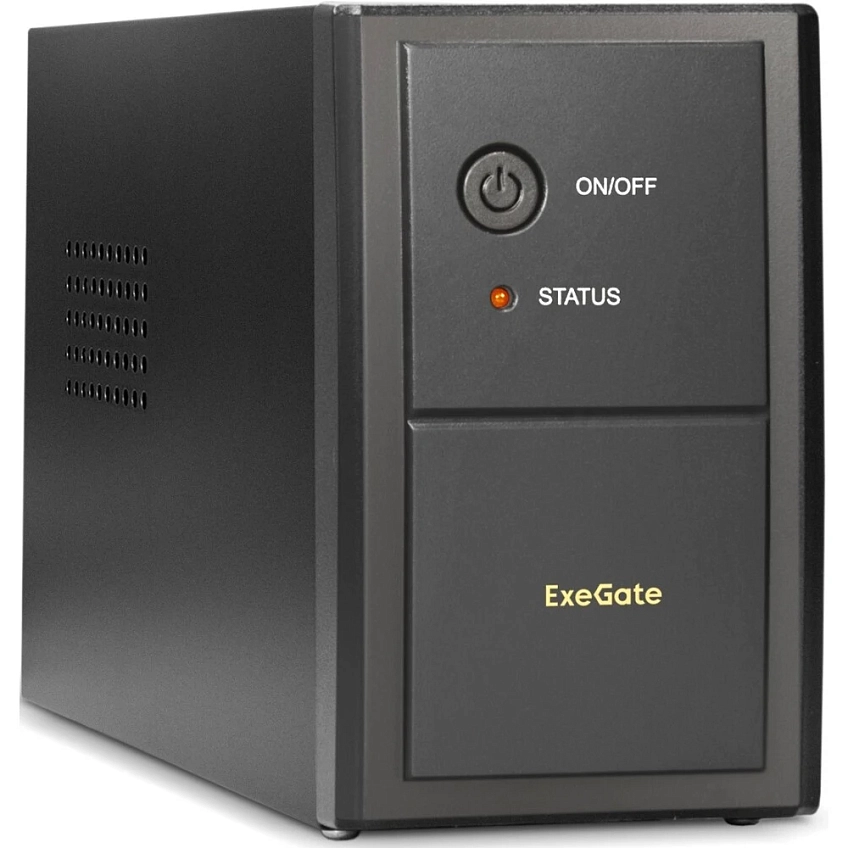 ИБП ExeGate Power Back BNB-400.LED.AVR.2SH Black - фото 1