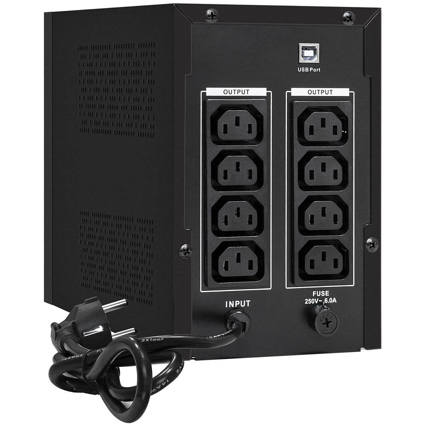 ИБП ExeGate SpecialPro UNB-1500.LED.AVR.8C13.USB - фото 2