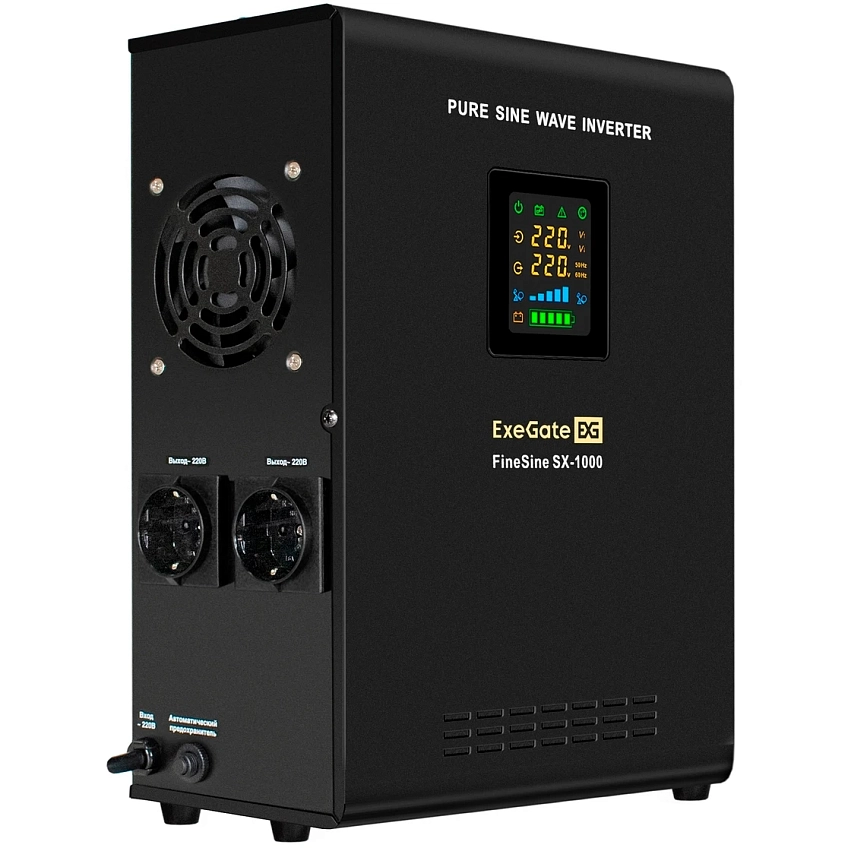ИБП ExeGate FineSine SX-1000.LCD.AVR.2SH - фото 1