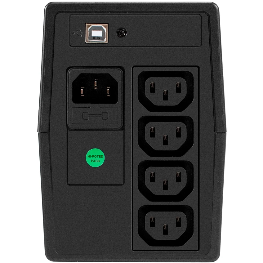 ИБП + батарея ExeGate Power NB-1000.LED.AVR.4C13.USB - фото 4