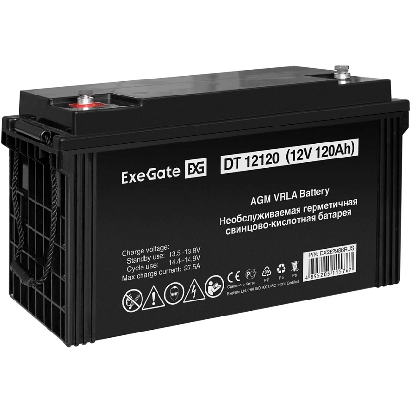ИБП ExeGate IdealSine SR-1500.LCD.2SH + 2x DT 12120 (120Ач) - фото 7