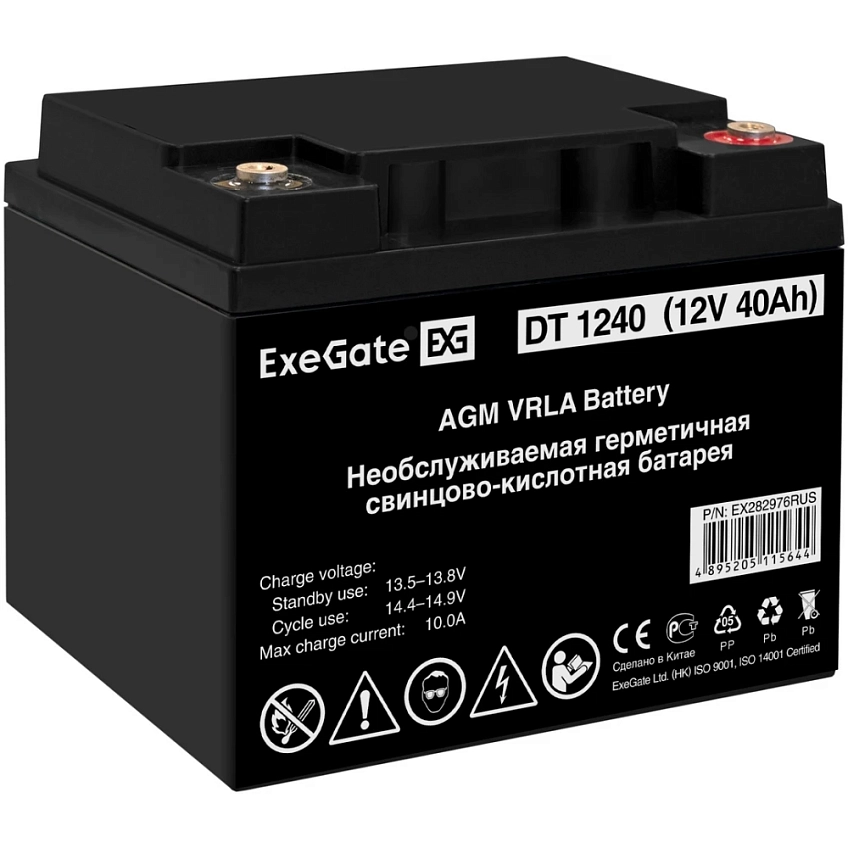 ИБП ExeGate IdealSine SR-1500.LCD.2SH + 2x DT 1240 (40Ач) - фото 7