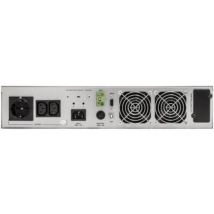 ИБП ExeGate Power Back ULS-1000.LCD.AVR.1SH.2C13.USB.RS232.SNMP.2U - фото 2